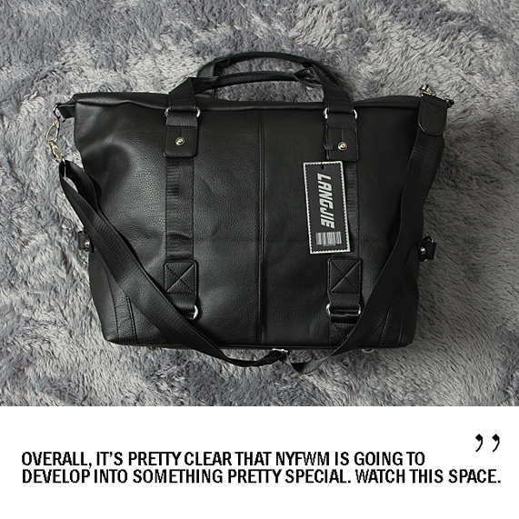 manz travel bag (big size.) - bg (black ver.)