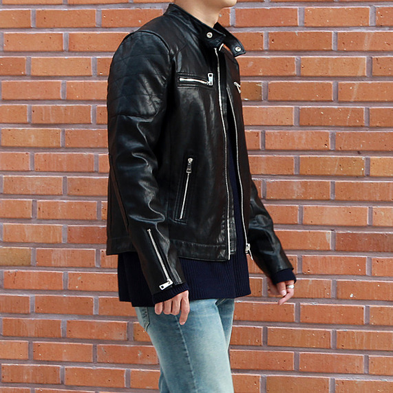 166 disel-line jacket (artificial leather.) - jk