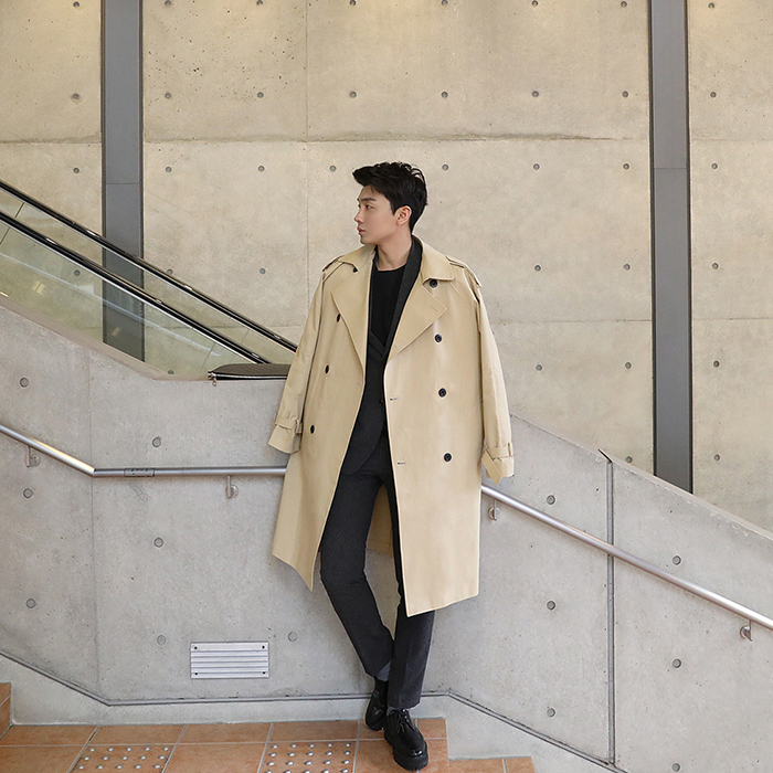 [re-order] s/s daily overfit trench coat - ct (3color)
