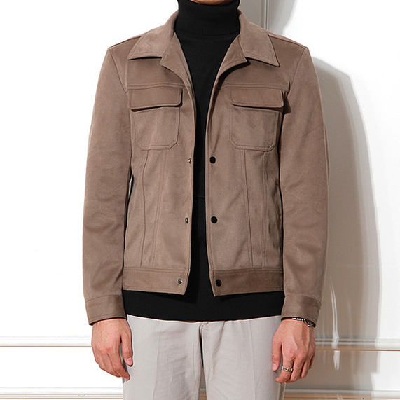 16 f/w (wool 80%) Suede jacket - jk (2color) 