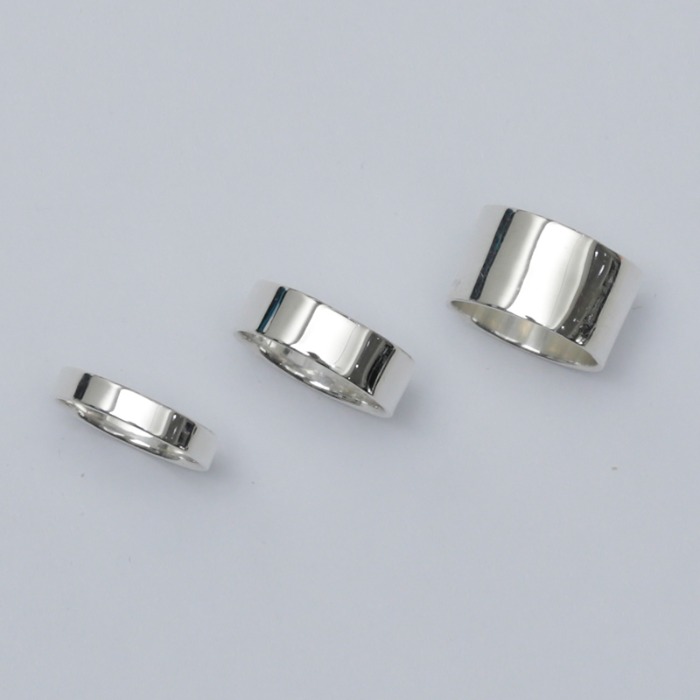silver 925 (100%) 13mm basic ring (man,woman)